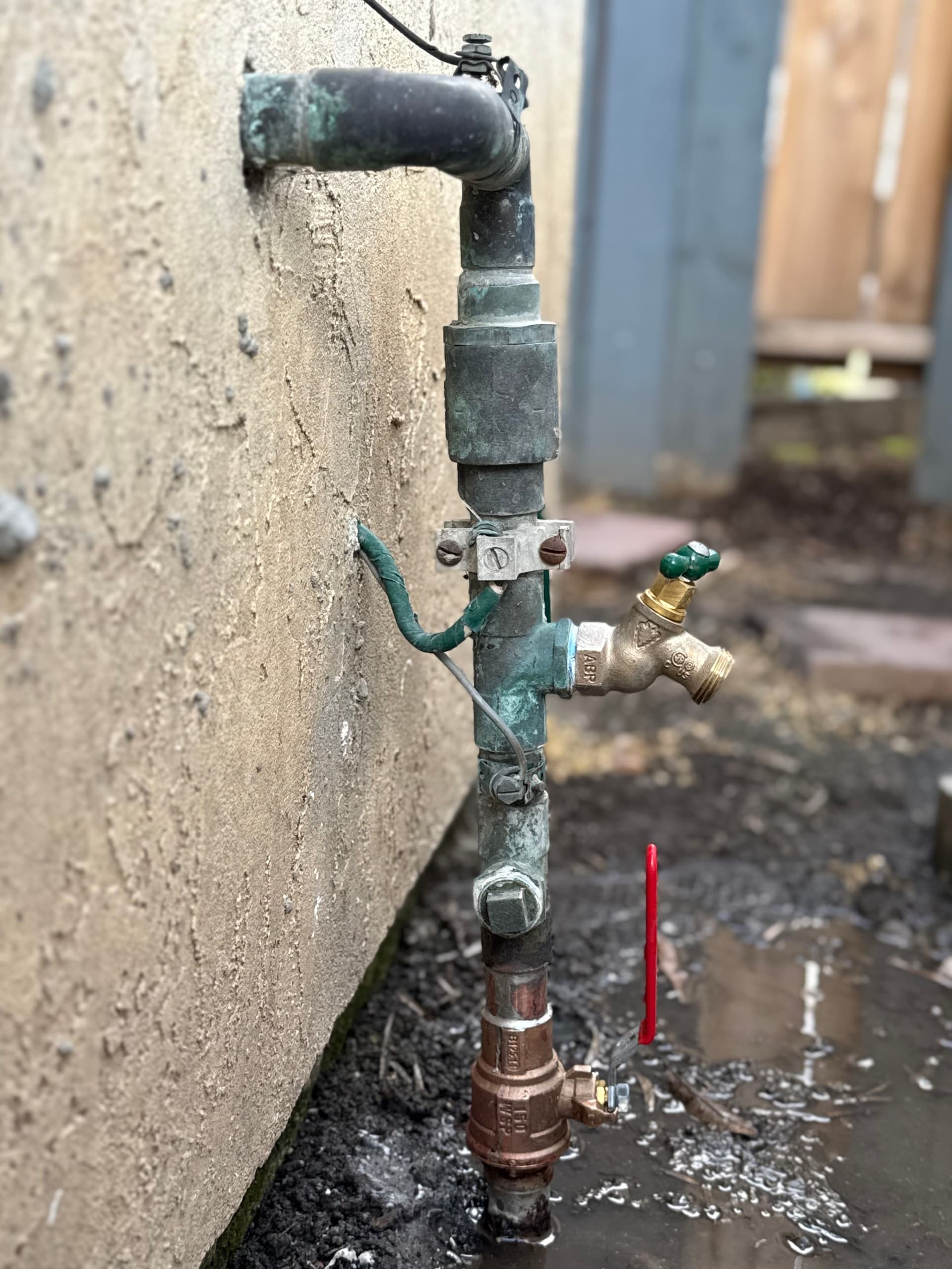 New Main Ball Valve and Hose Bib Installed Same Day image
